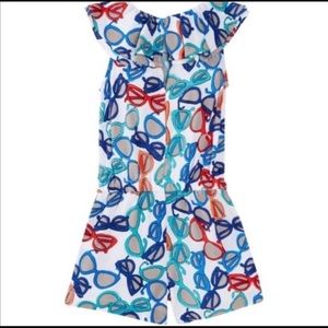 Kate Spade Sunglasses Print Romper Size 7